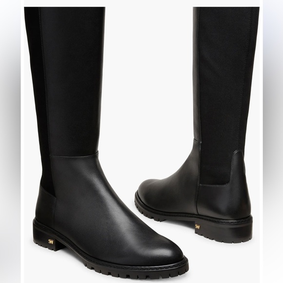 Stuart Weitzman Black Knee-high Leather Boot. NWOT. Never worn - Picture 2 of 5